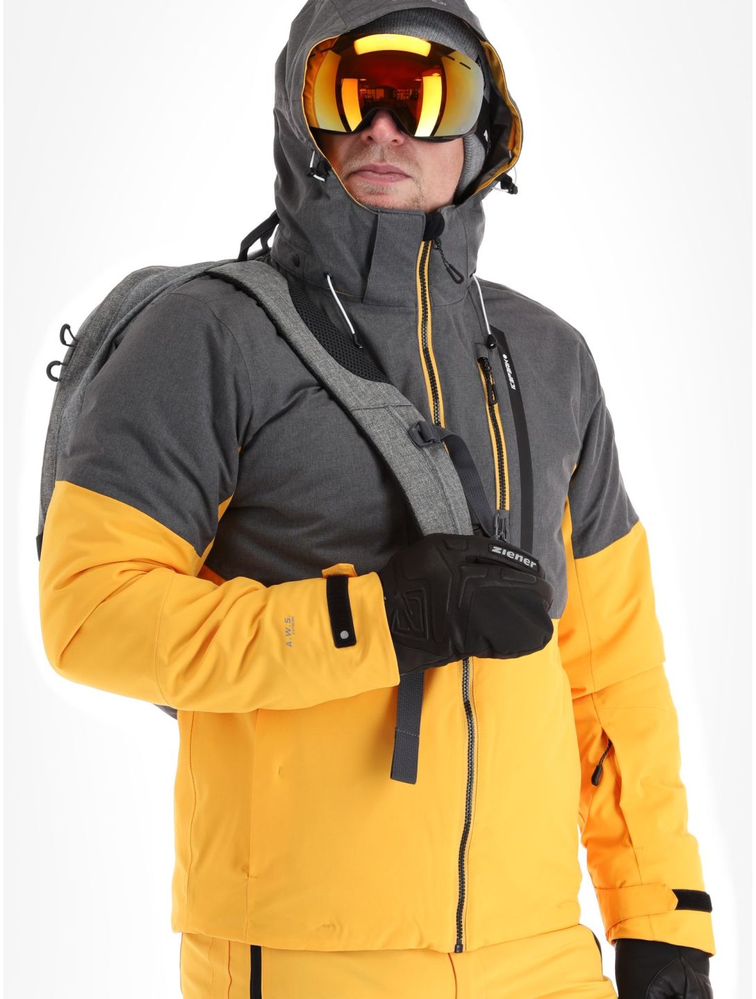 Icepeak, Falaise giacca sci uomo Yellow giallo 