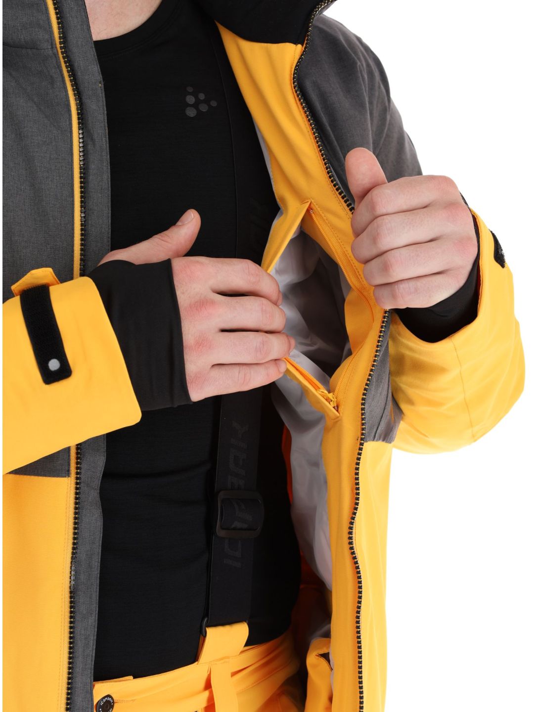 Icepeak, Falaise giacca sci uomo Yellow giallo 