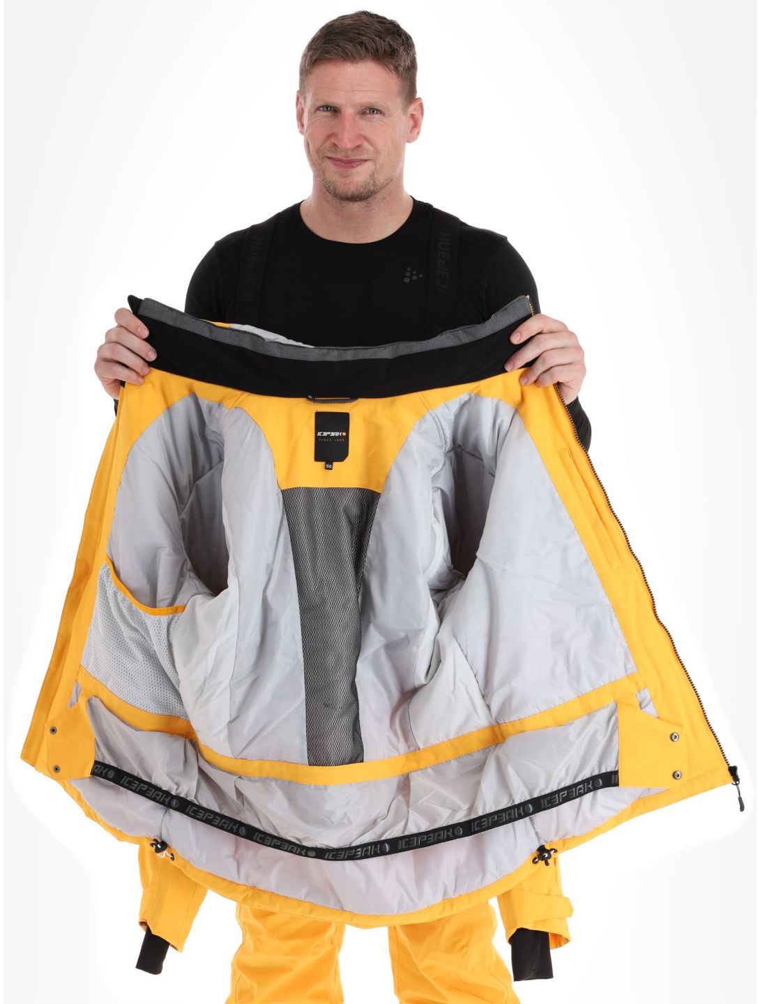 Icepeak, Falaise giacca sci uomo Yellow giallo 