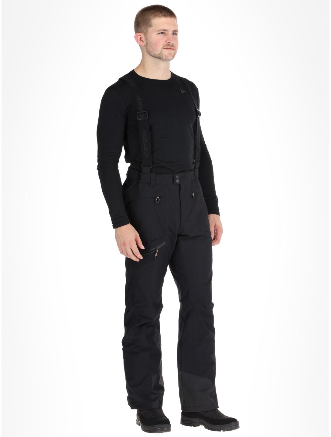 Icepeak, Farley pantaloni da sci senza imbottitura uomo Black nero 