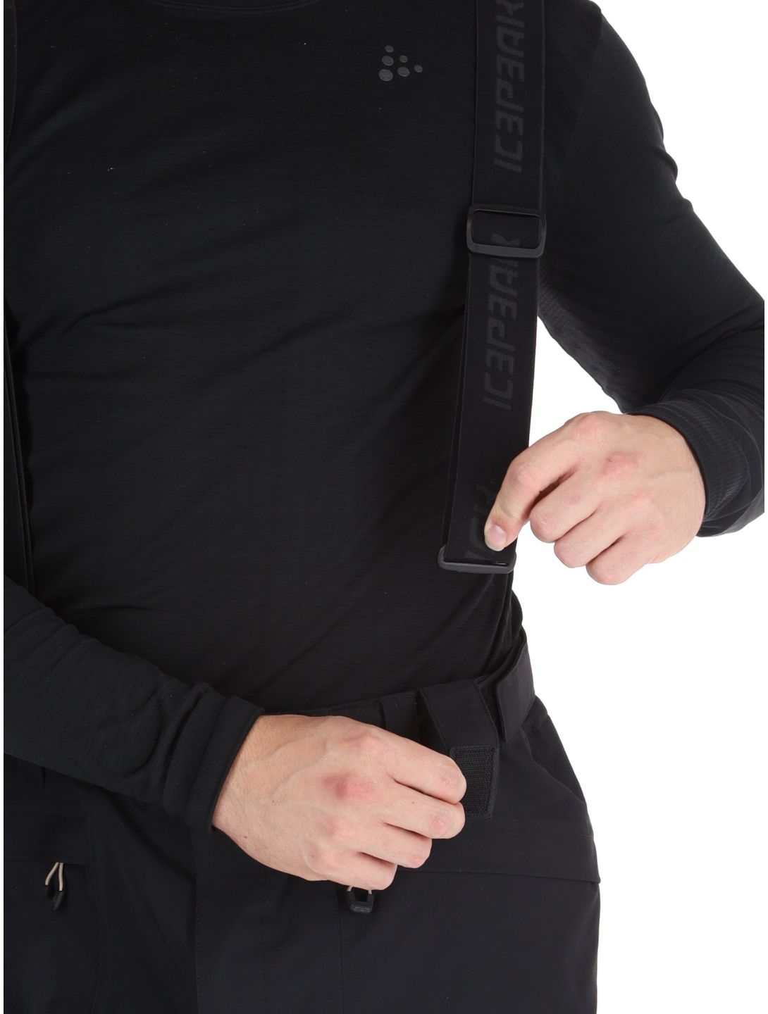 Icepeak, Farley pantaloni da sci senza imbottitura uomo Black nero 