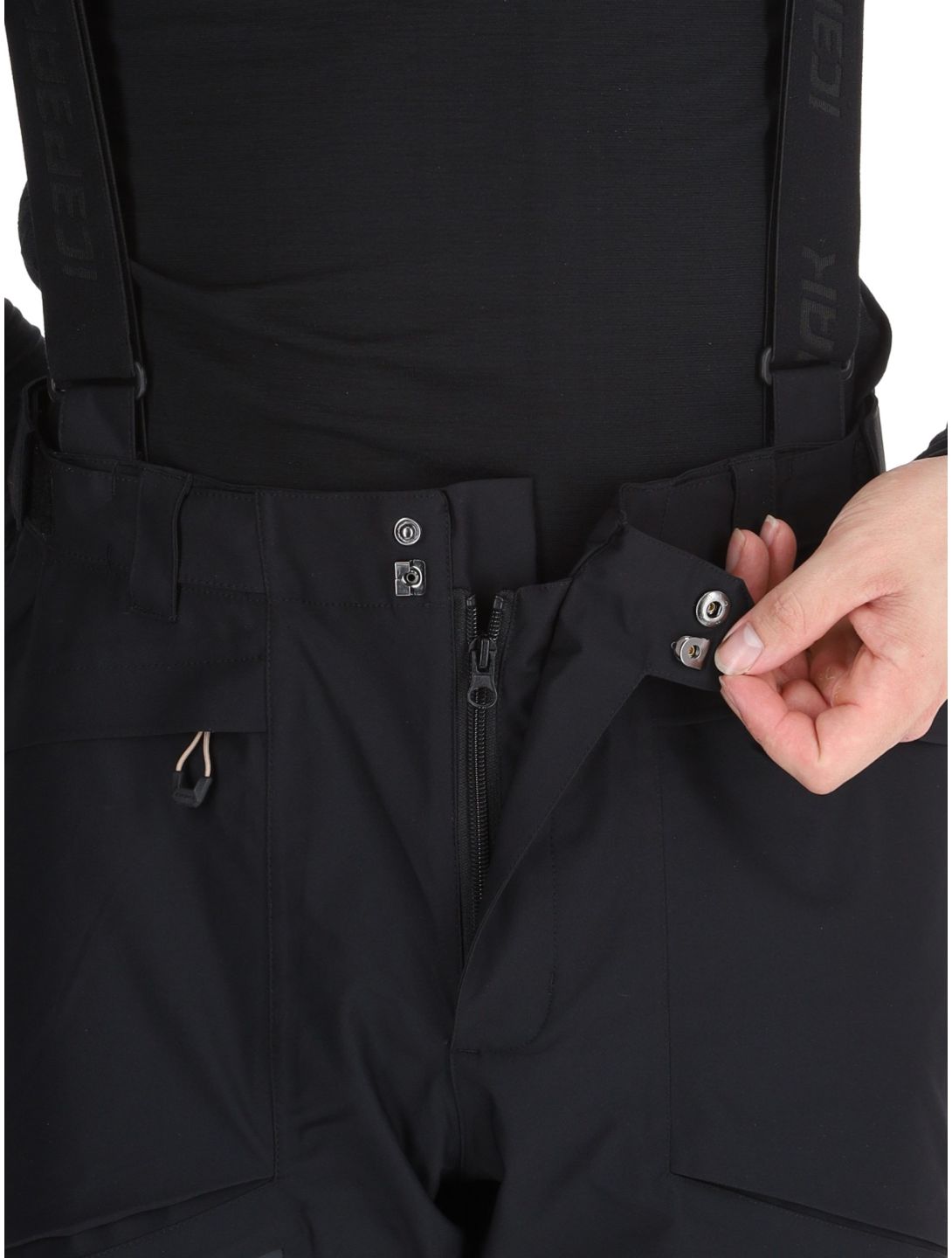 Icepeak, Farley pantaloni da sci senza imbottitura uomo Black nero 