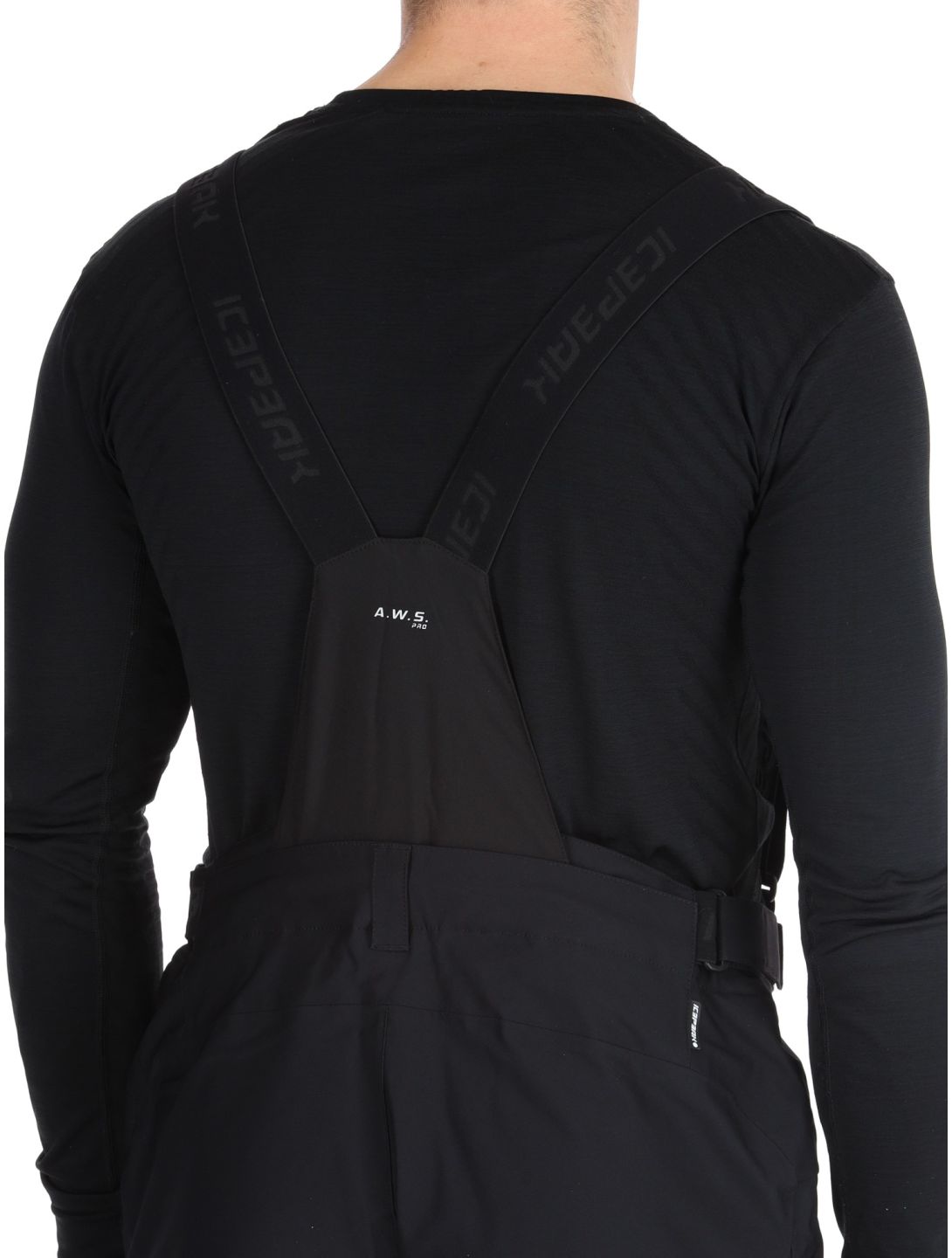 Icepeak, Farley pantaloni da sci senza imbottitura uomo Black nero 