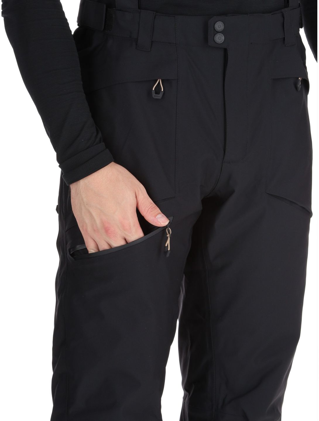 Icepeak, Farley pantaloni da sci senza imbottitura uomo Black nero 