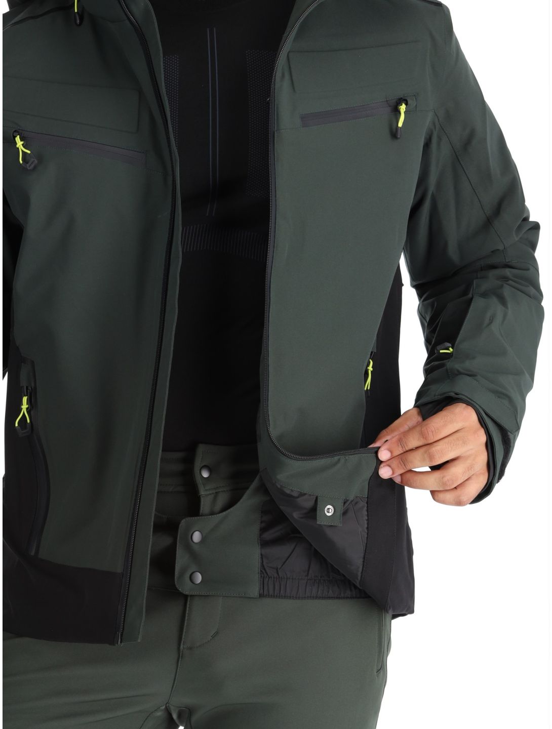 Icepeak, Farwell giacca sci uomo Dark Olive verde 