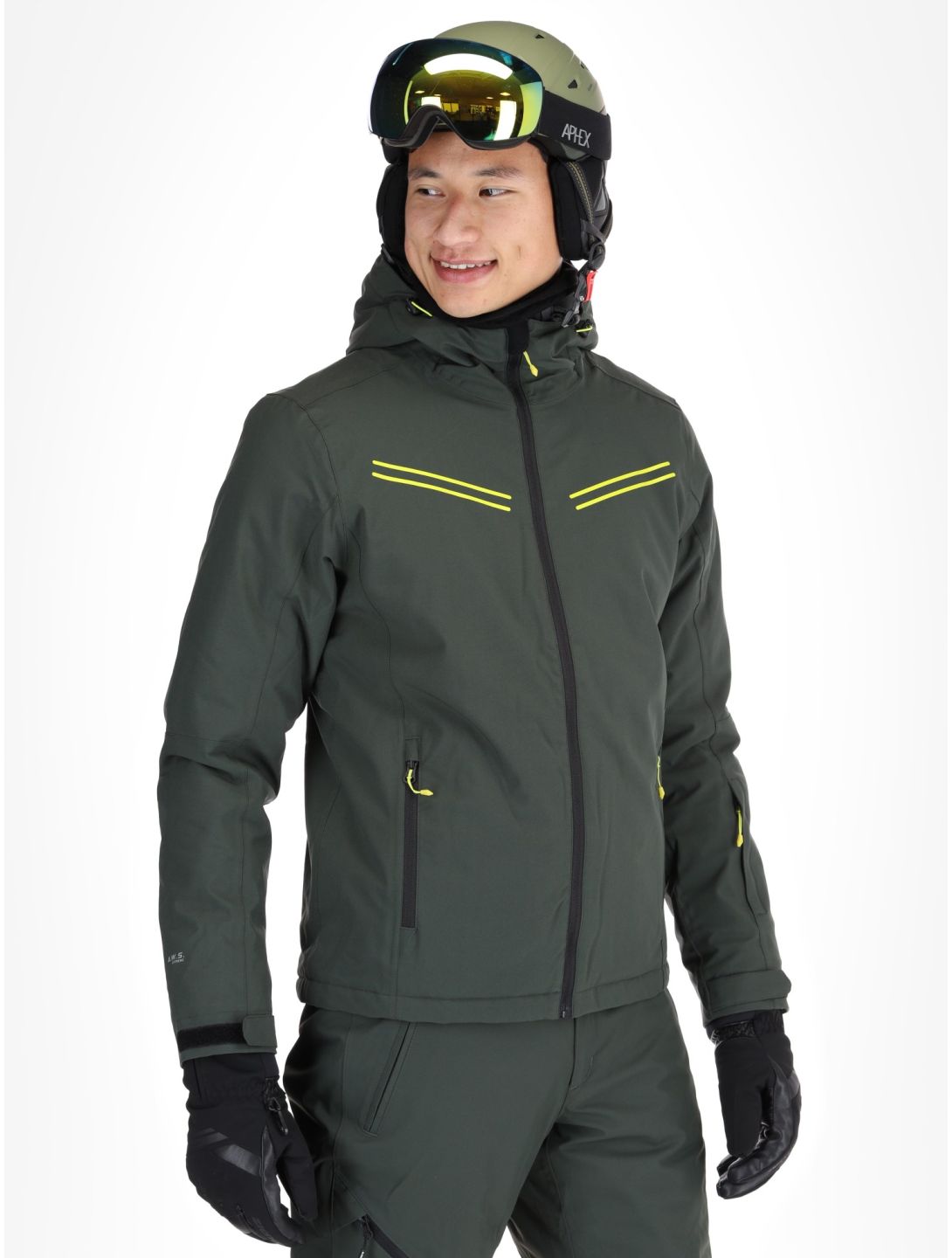 Icepeak, Festus giacca sci uomo Dark Olive verde 