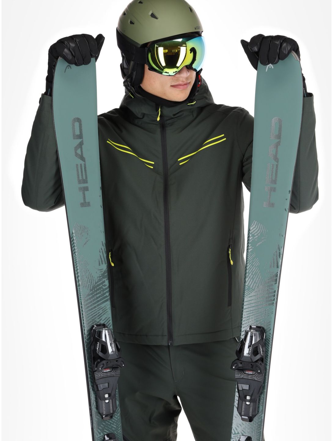 Icepeak, Festus giacca sci uomo Dark Olive verde 