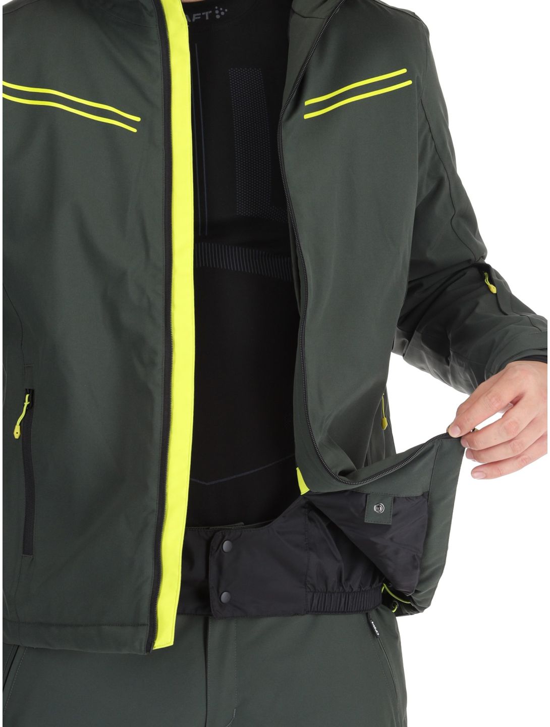 Icepeak, Festus giacca sci uomo Dark Olive verde 