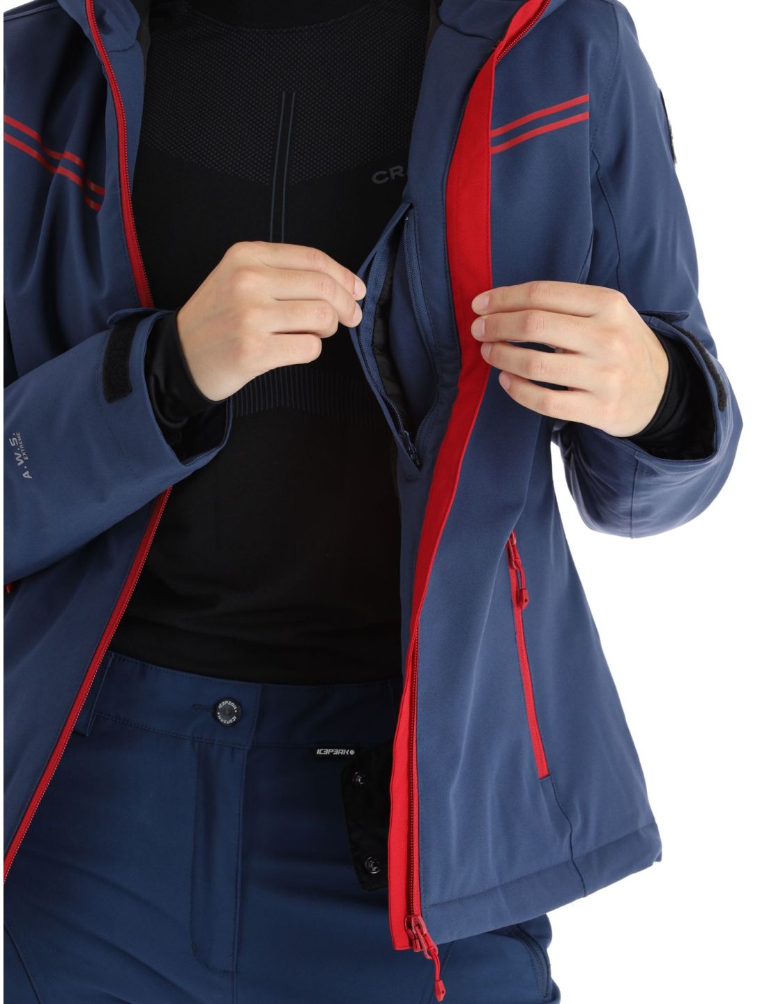 Icepeak, Fife giacca sci donna Dark Blue blu 