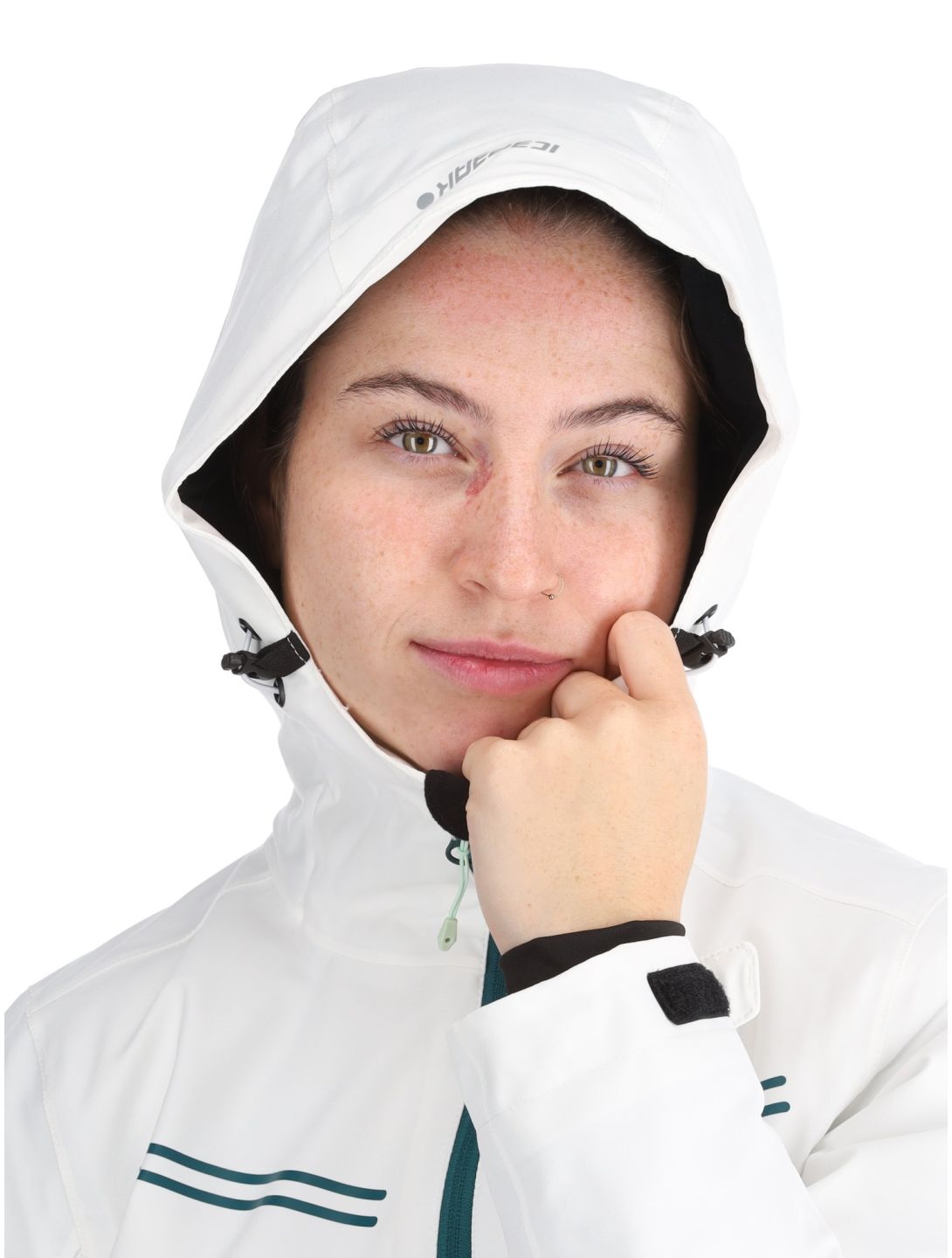 Icepeak, Fife giacca sci donna Optic White bianco 