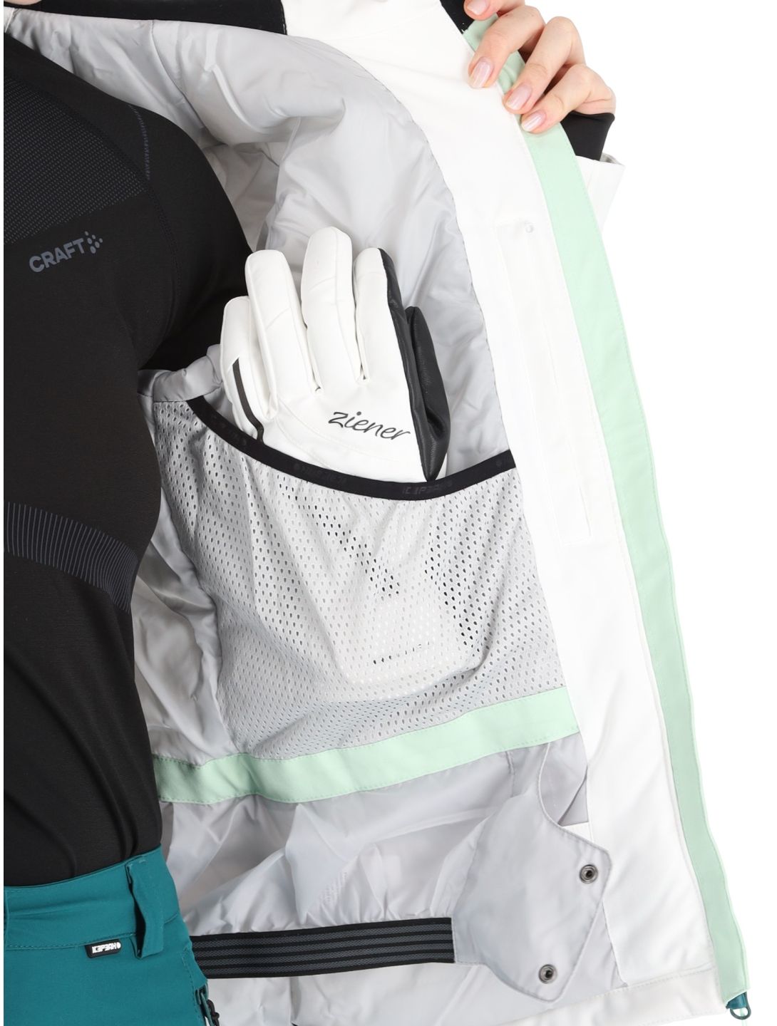 Icepeak, Fife giacca sci donna Optic White bianco 