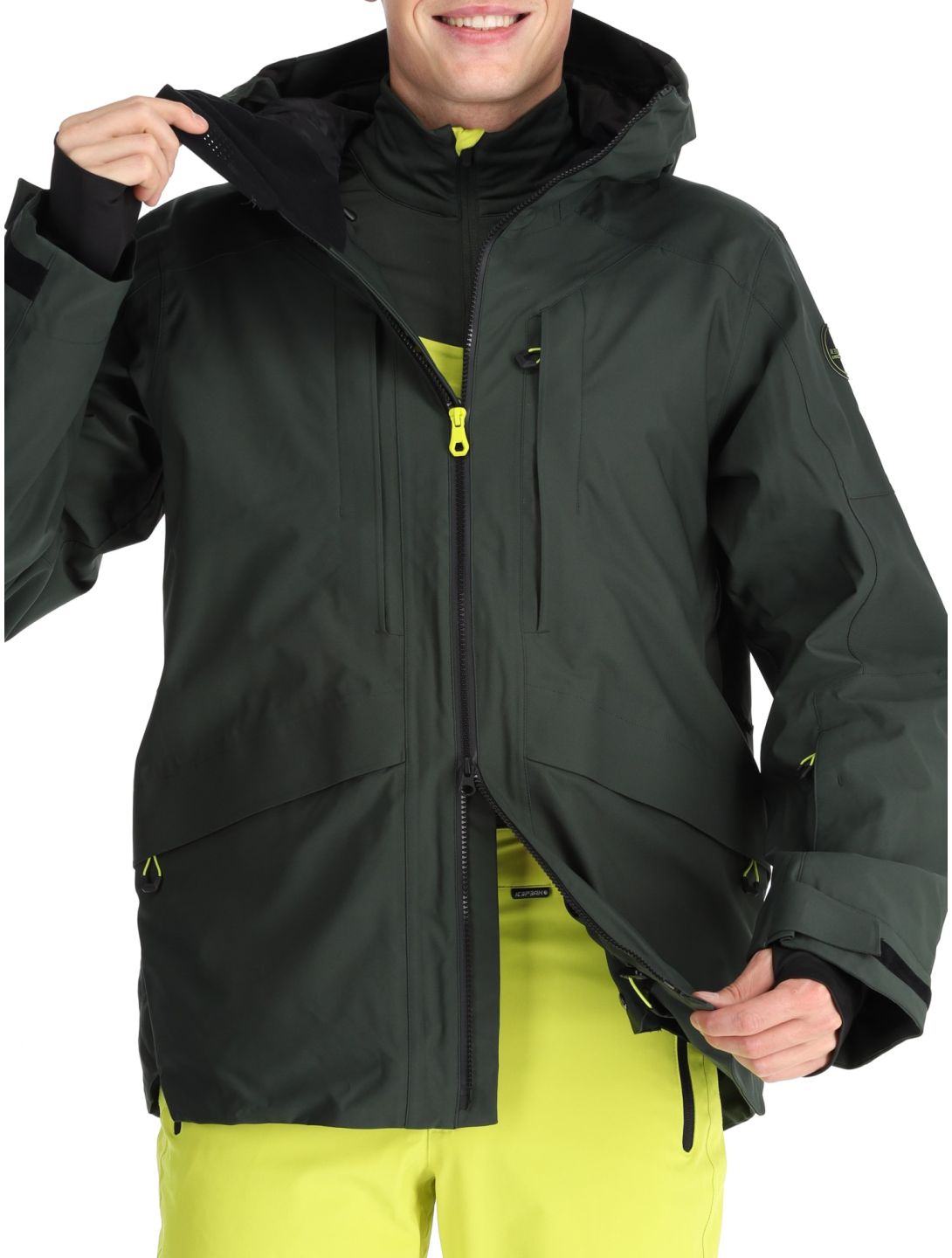 Icepeak, Fillmore guscio uomo Dark Olive verde 