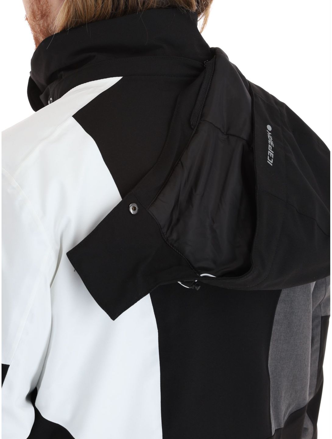 Icepeak, Fircrest giacca sci uomo Black bianco, grigio, nero 