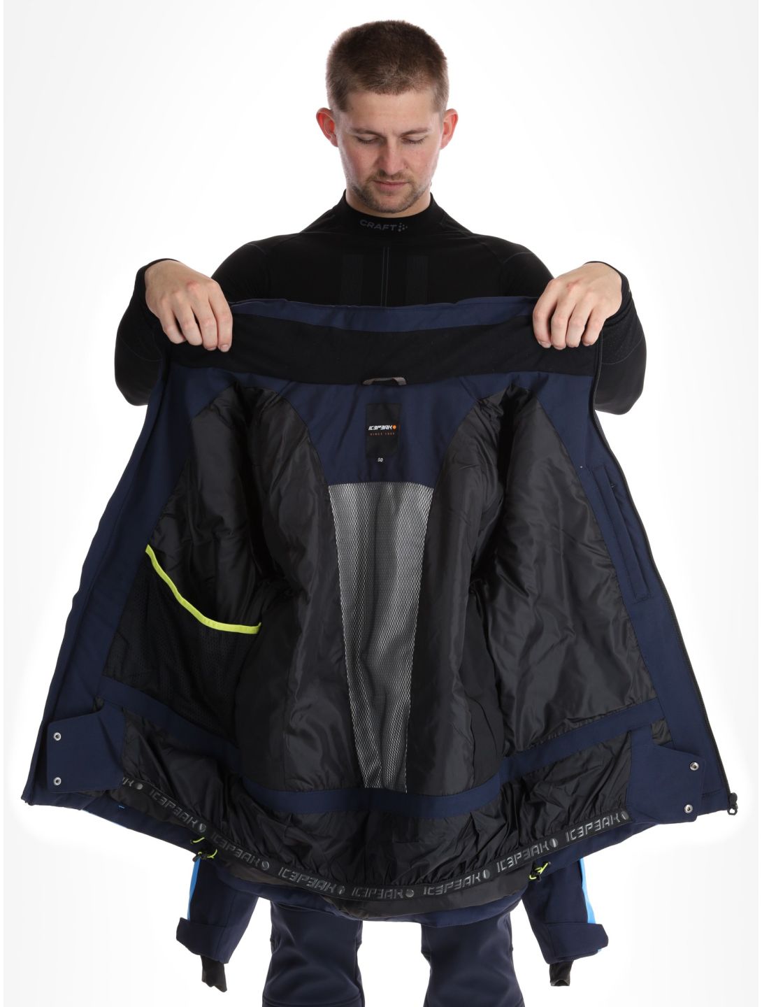 Icepeak, Fircrest giacca sci uomo Dark Blue blu 