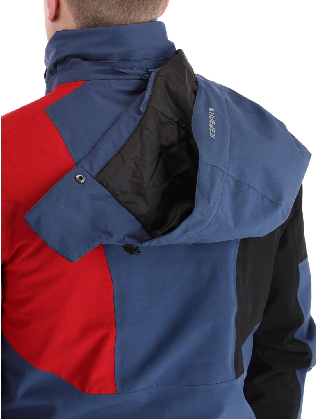 Icepeak, Fircrest giacca sci uomo Dark Blue nero, rosso 