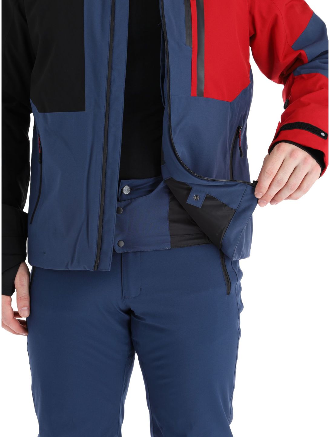 Icepeak, Fircrest giacca sci uomo Dark Blue nero, rosso 