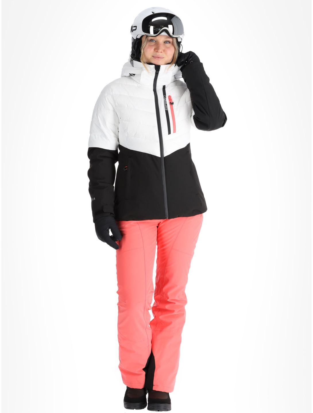 Icepeak, Florala giacca sci donna Optic White bianco 