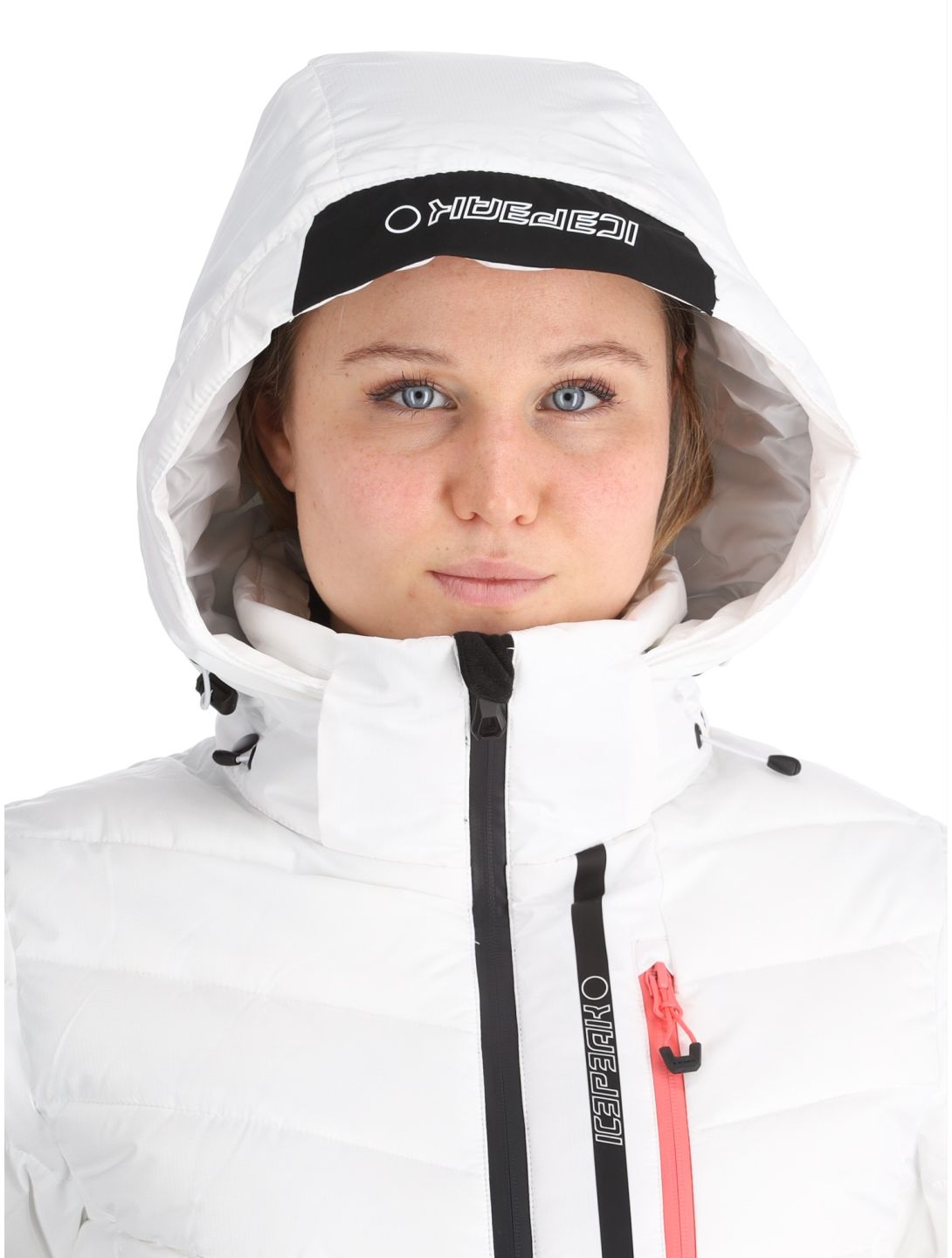 Icepeak, Florala giacca sci donna Optic White bianco 