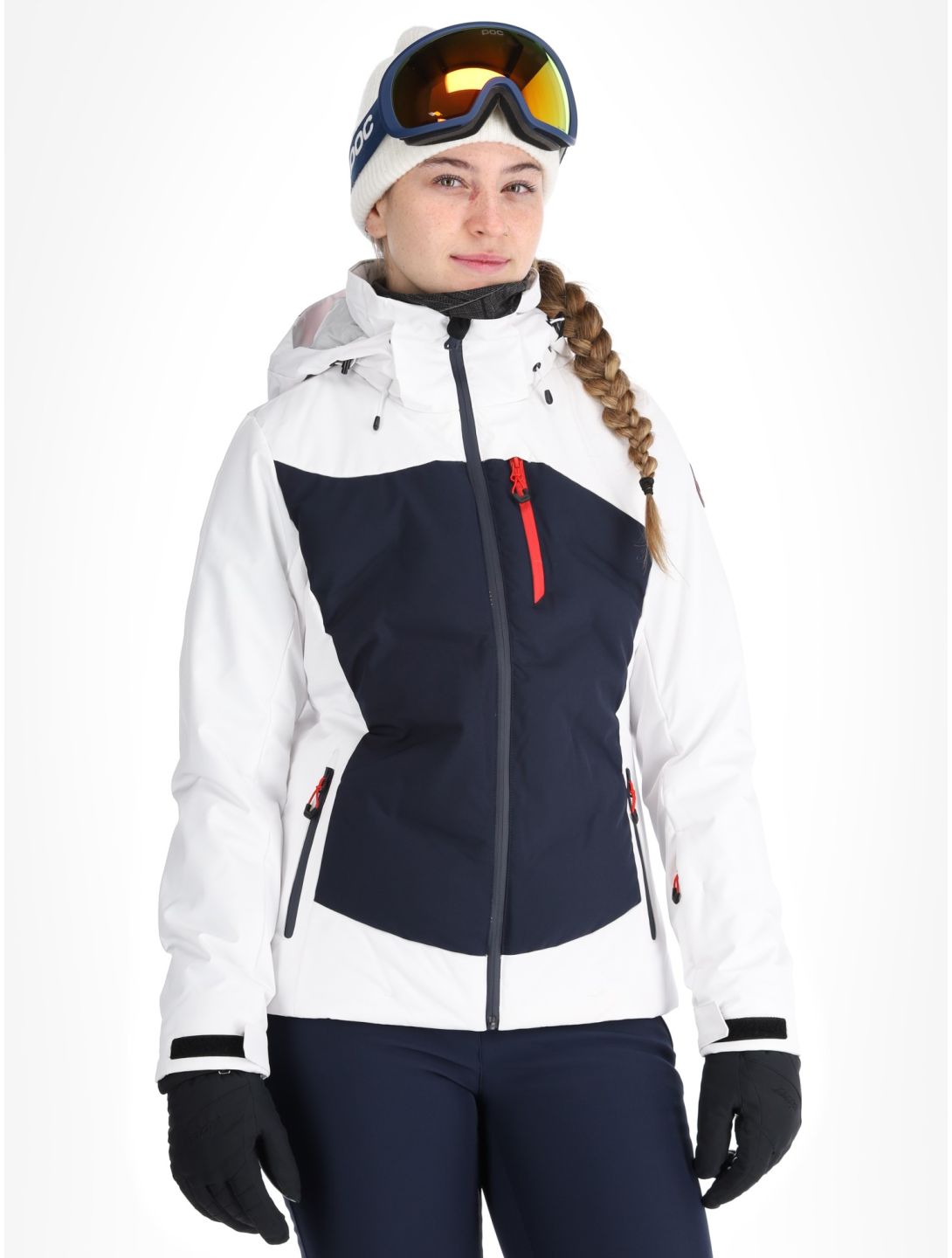 Icepeak, Flovilla giacca sci donna Optic White bianco 