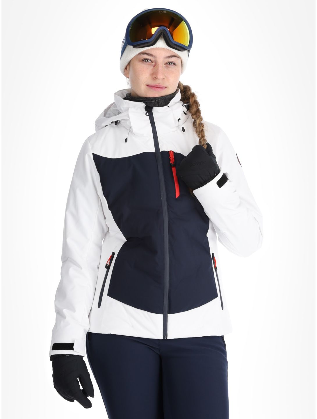 Icepeak, Flovilla giacca sci donna Optic White bianco 