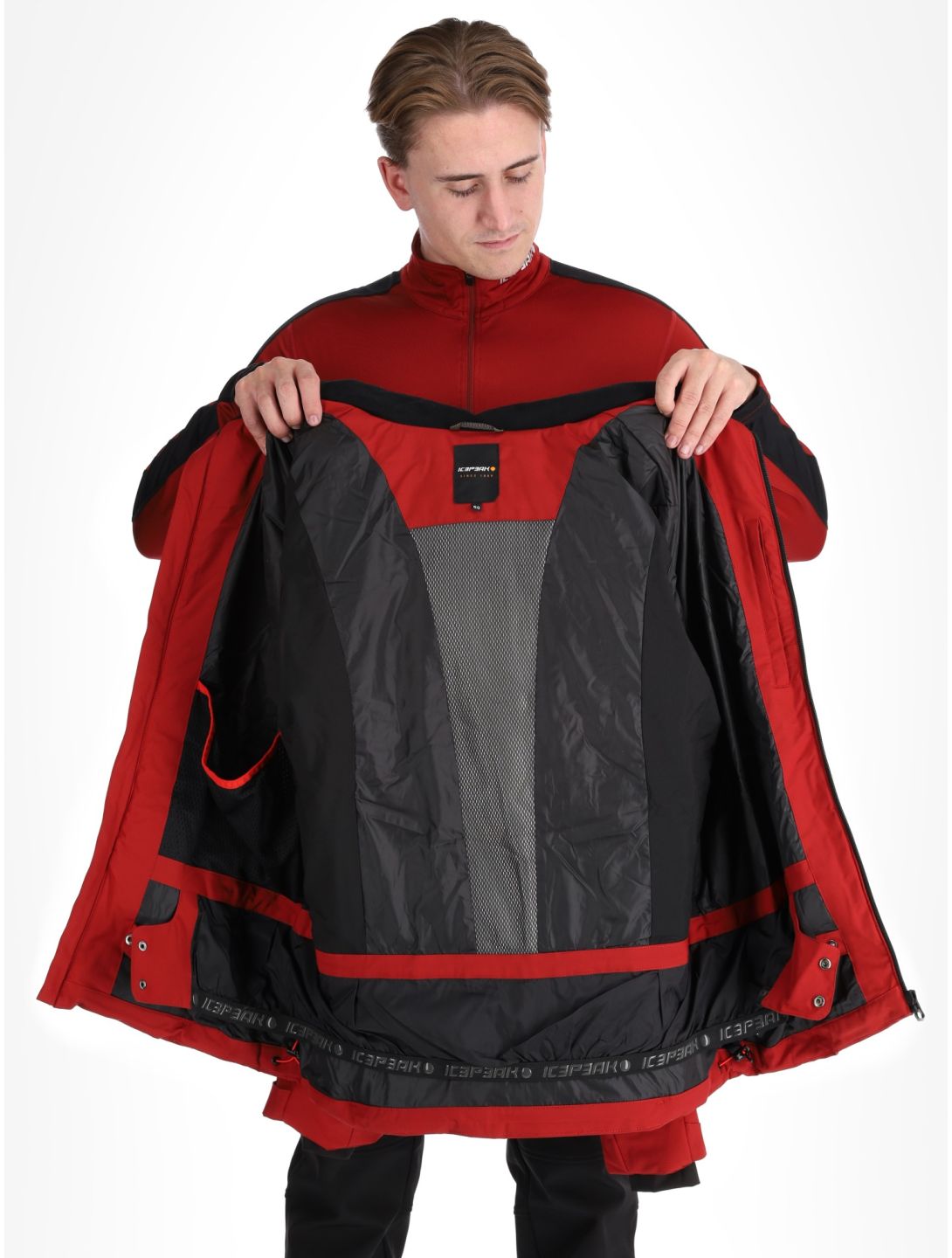 Icepeak, Foley giacca sci uomo Cranberry rosso 