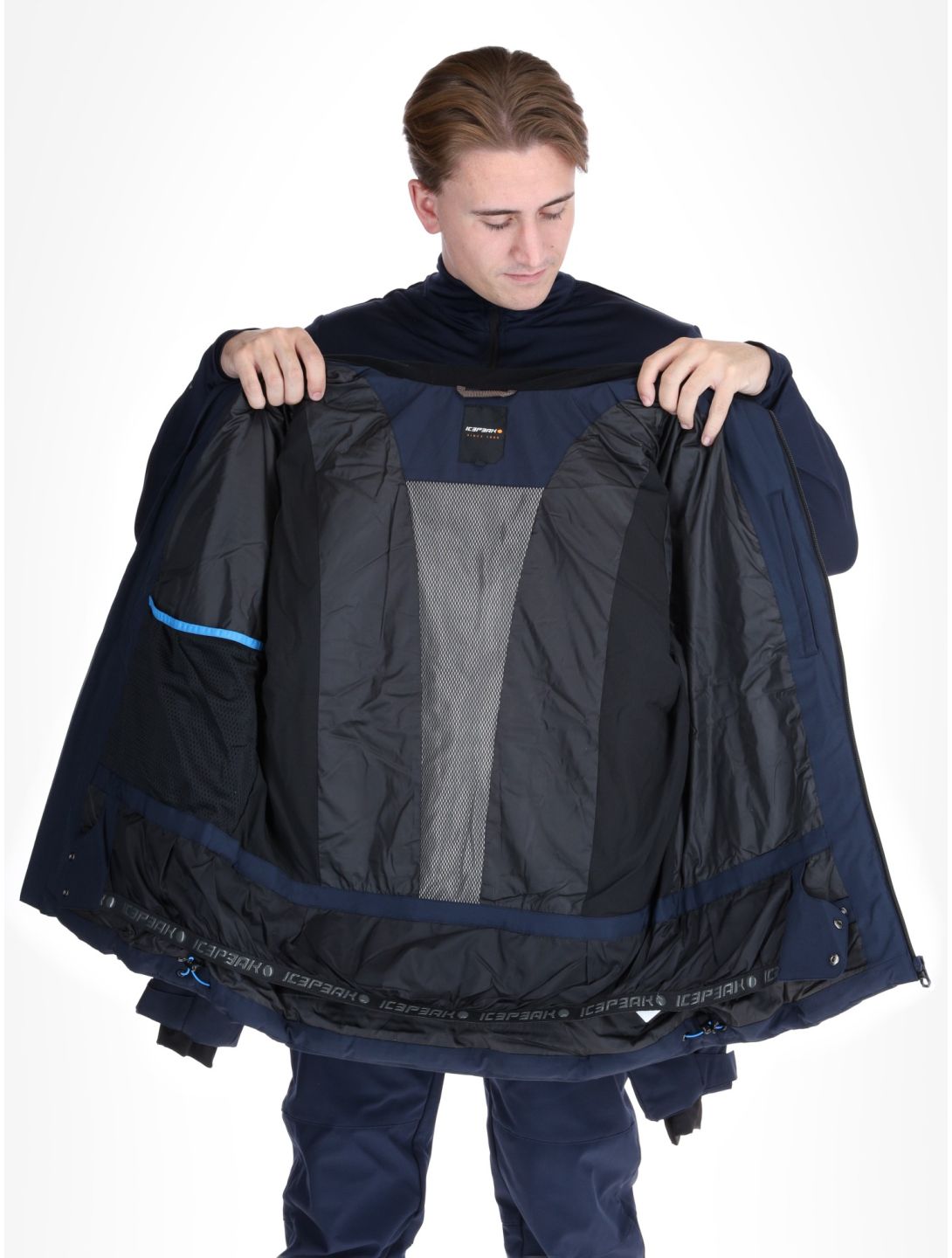 Icepeak, Foley giacca sci uomo Dark Blue blu 