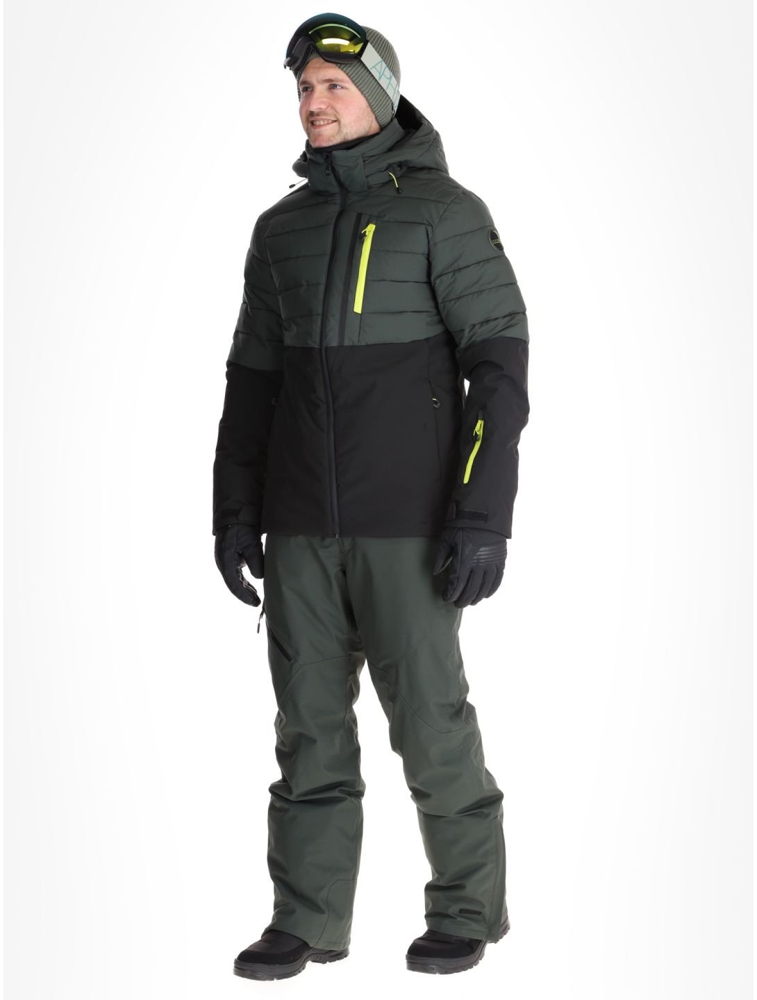 Icepeak, Folsom giacca sci uomo Dark Olive verde 