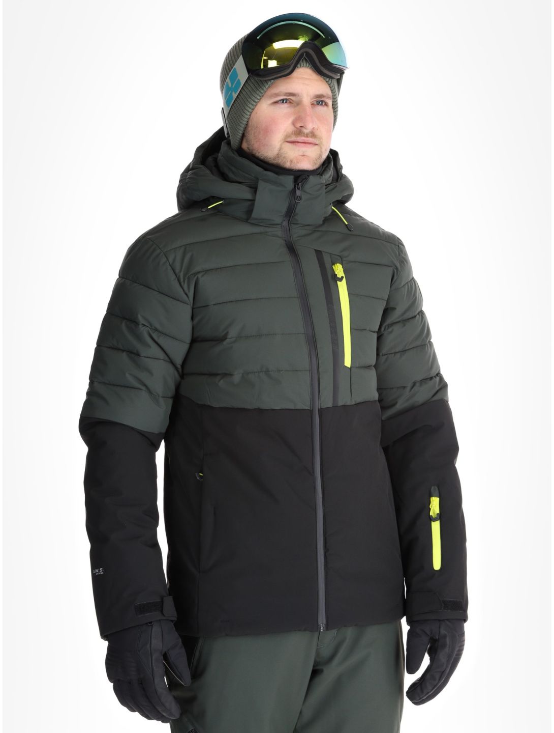 Icepeak, Folsom giacca sci uomo Dark Olive verde 