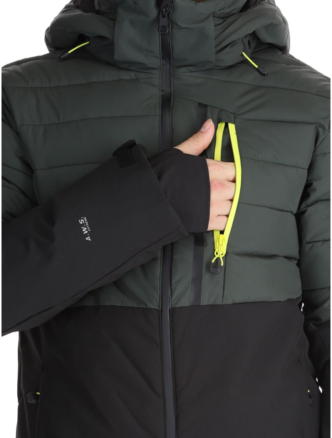 Icepeak, Folsom giacca sci uomo Dark Olive verde 