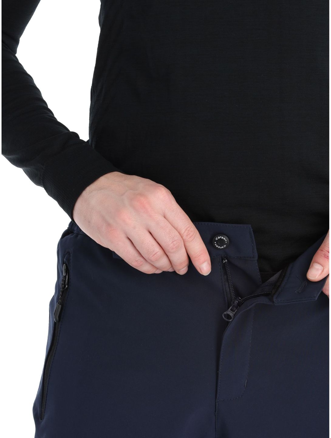 Icepeak, Frankfurt pantaloni da sci softshell uomo Dark Blue blu 