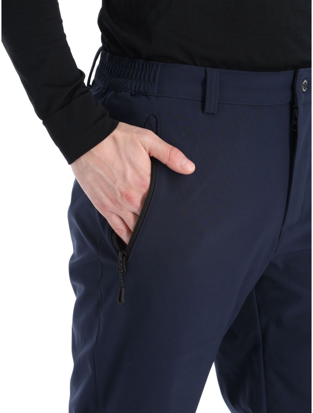 Icepeak, Frankfurt pantaloni da sci softshell uomo Dark Blue blu 