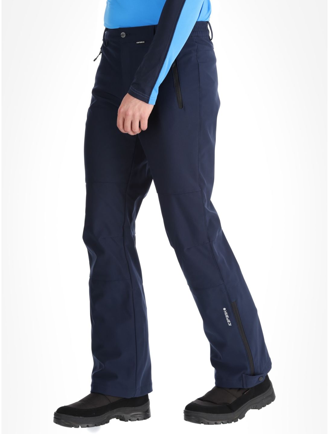 Icepeak, Frankfurt pantaloni da sci softshell uomo Dark Blue blu 