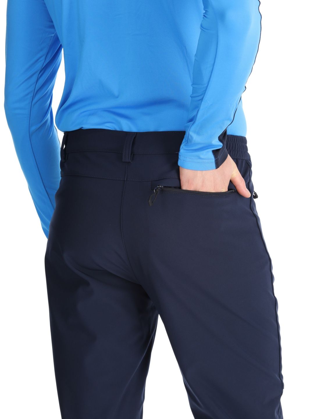 Icepeak, Frankfurt pantaloni da sci softshell uomo Dark Blue blu 