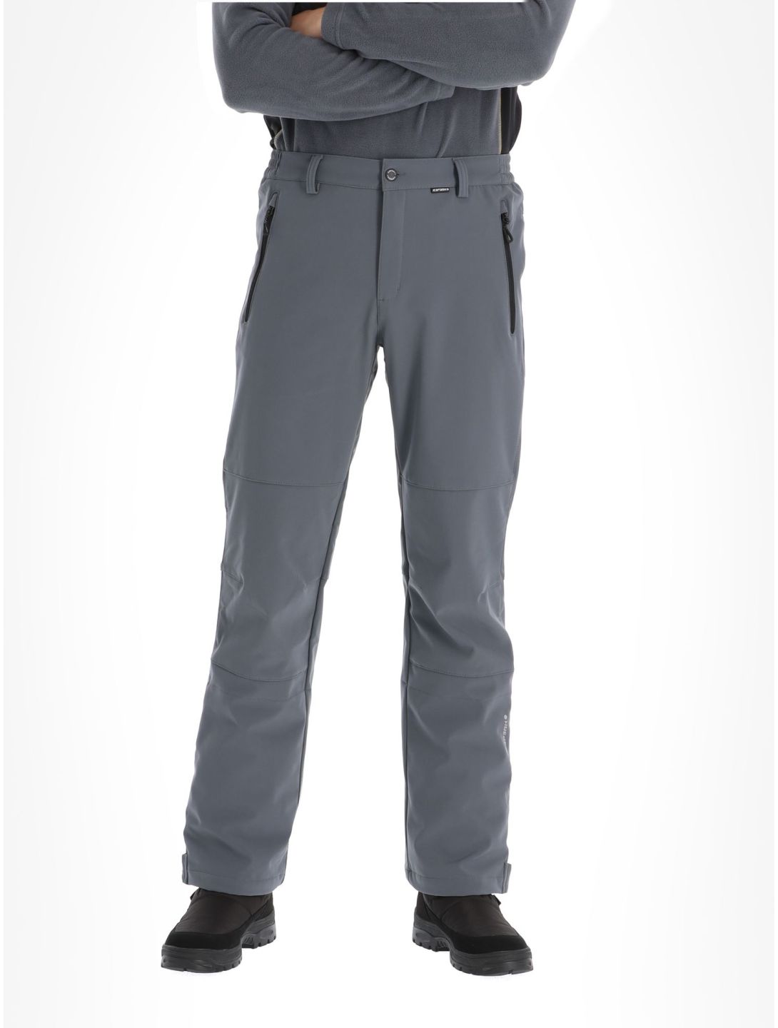 Icepeak, Frankfurt pantaloni da sci softshell uomo Granite grigio 