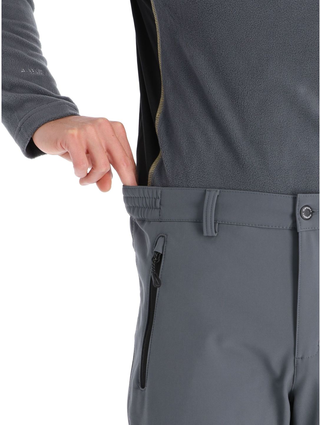 Icepeak, Frankfurt pantaloni da sci softshell uomo Granite grigio 