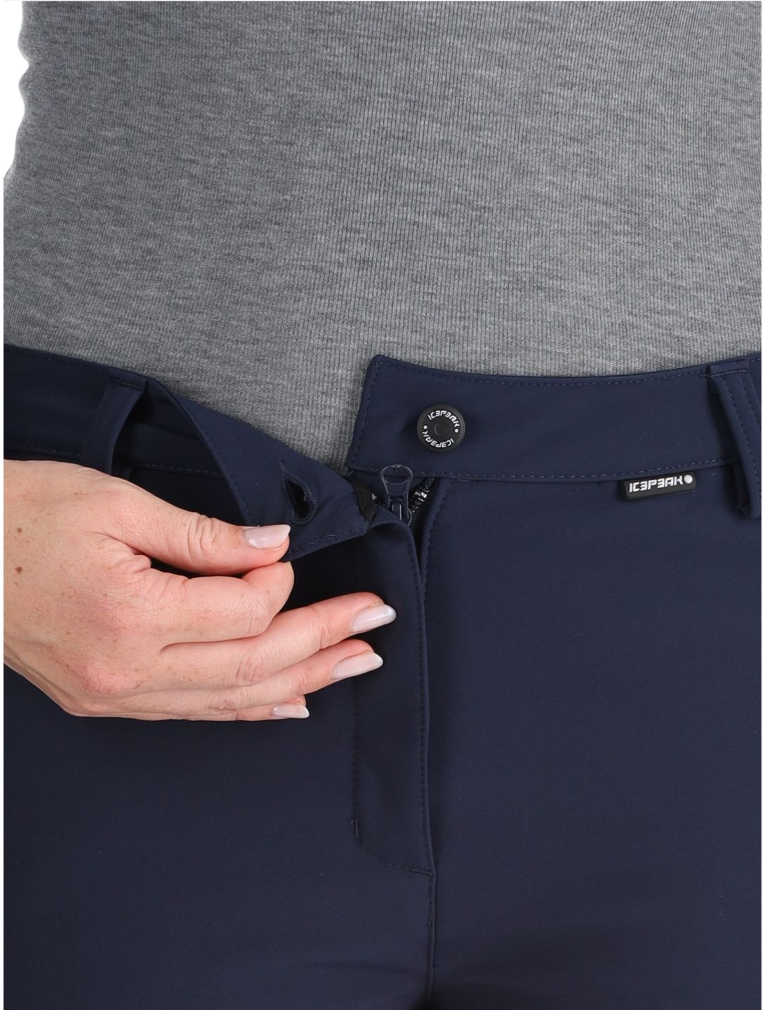 Icepeak, Frechen pantaloni da sci softshell donna Dark Blue blu 