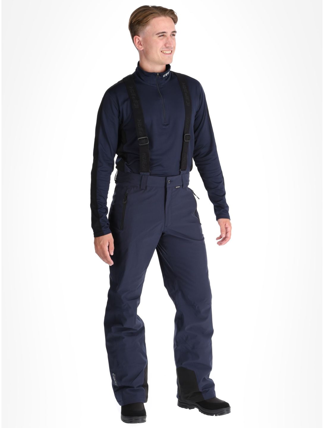 Icepeak, Freiberg pantaloni da sci uomo Dark Blue blu 