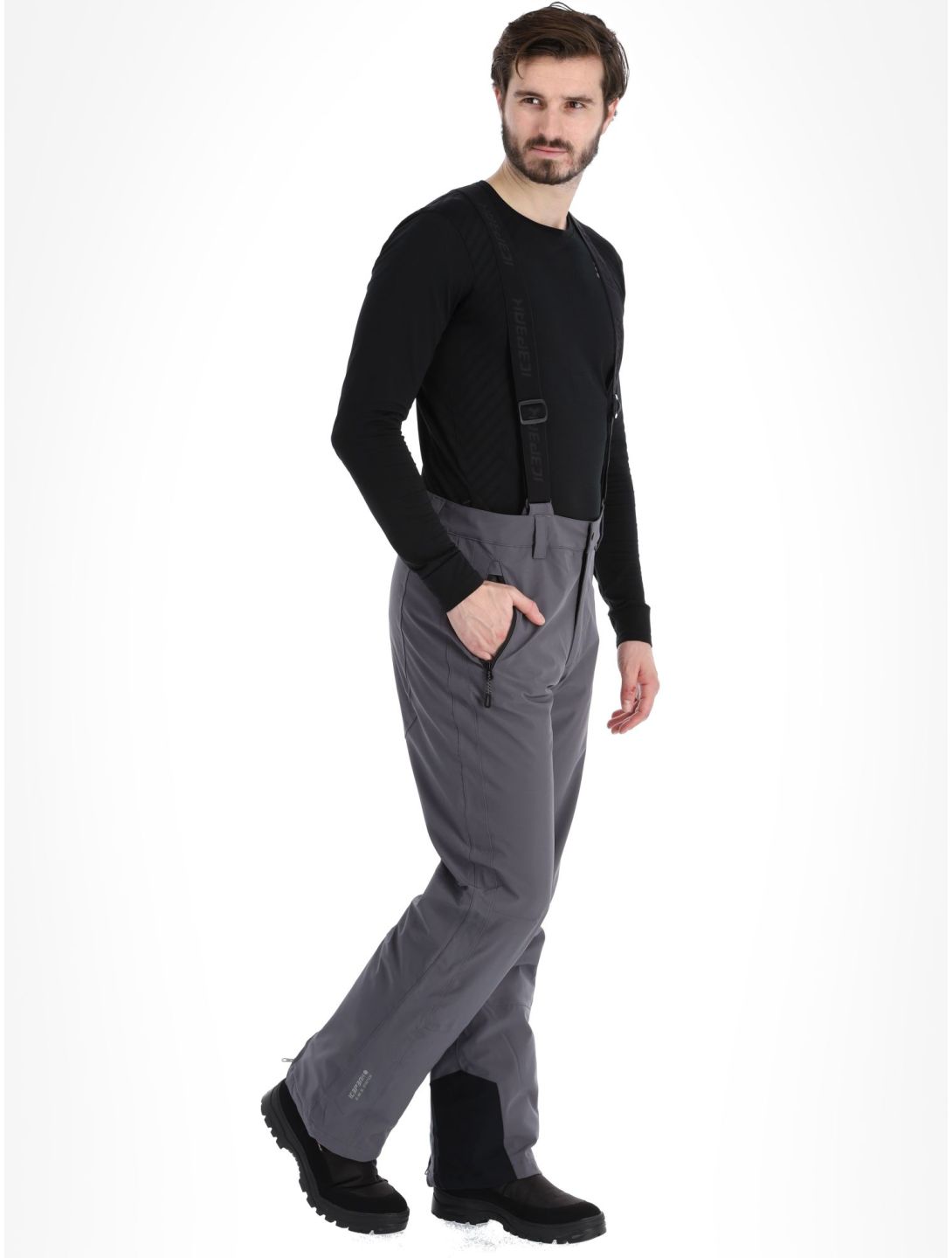 Icepeak, Freiberg pantaloni da sci uomo Granite grigio 