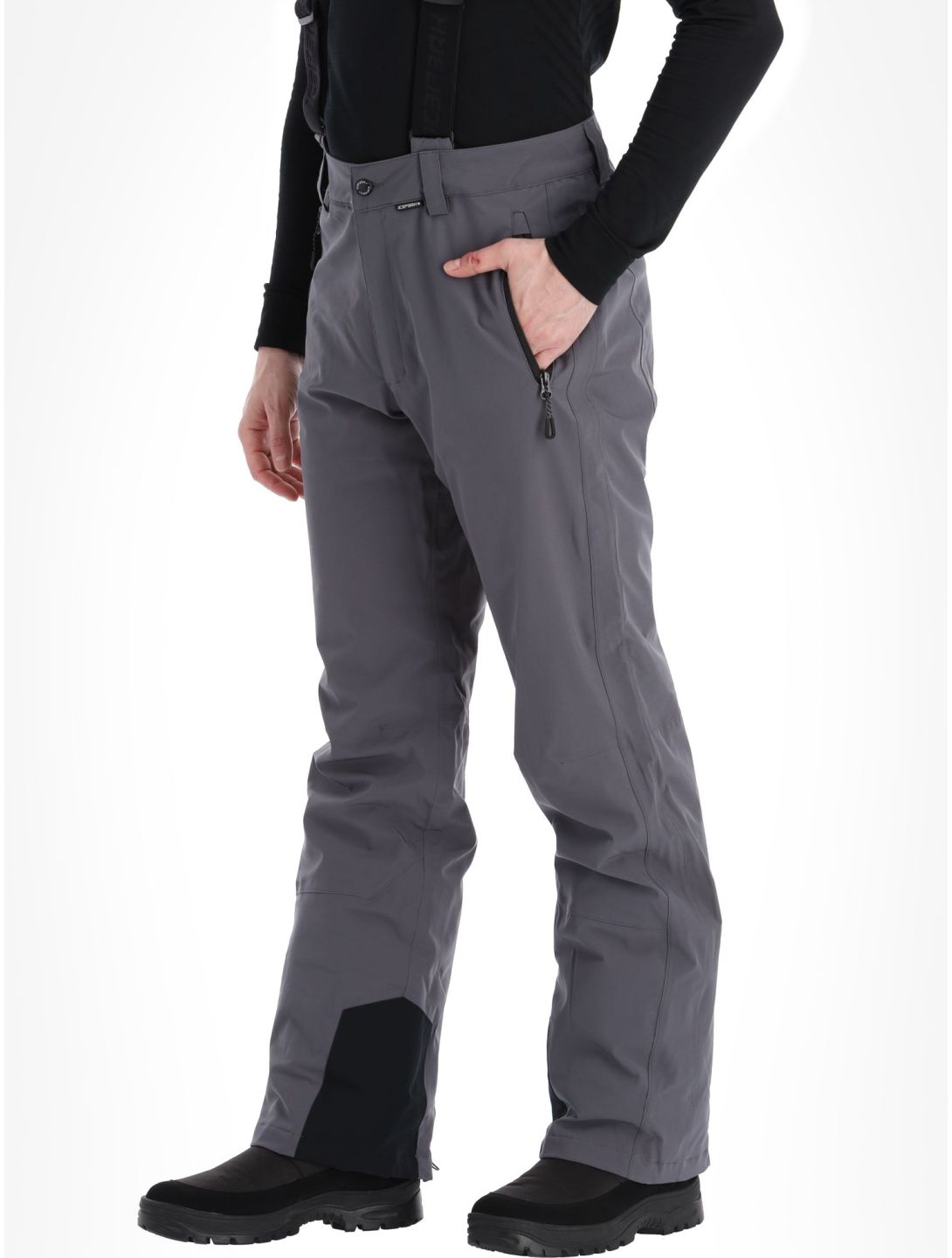 Icepeak, Freiberg pantaloni da sci uomo Granite grigio 