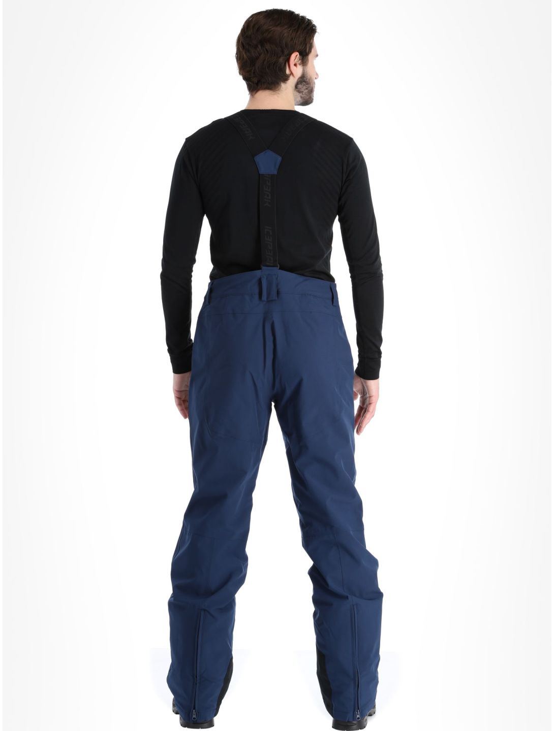 Icepeak, Freiberg pantaloni da sci conformato lungo uomo Dark Blue blu 