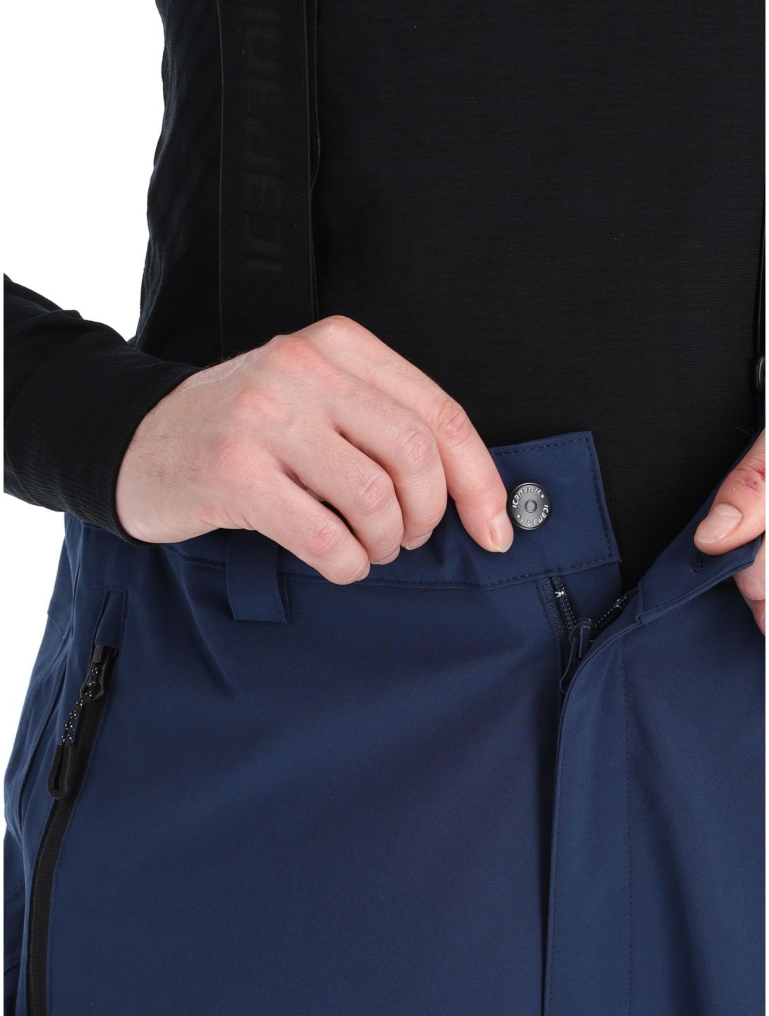 Icepeak, Freiberg pantaloni da sci conformato lungo uomo Dark Blue blu 