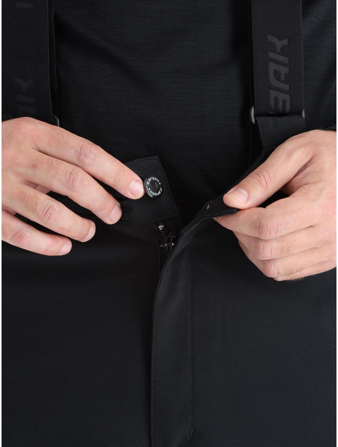 Icepeak, Freiberg pantaloni da sci conformato corto uomo Black nero 