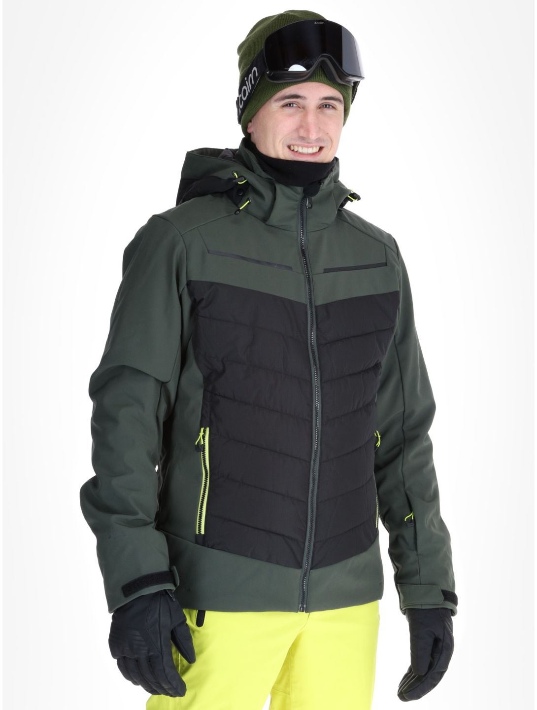 Icepeak, Fremont giacca sci uomo Dark Olive verde 