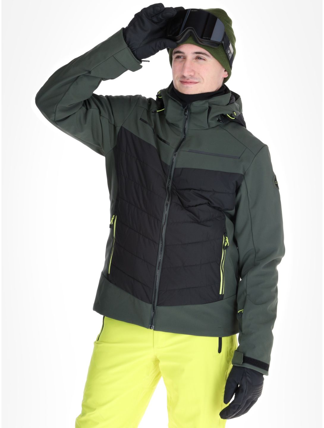 Icepeak, Fremont giacca sci uomo Dark Olive verde 