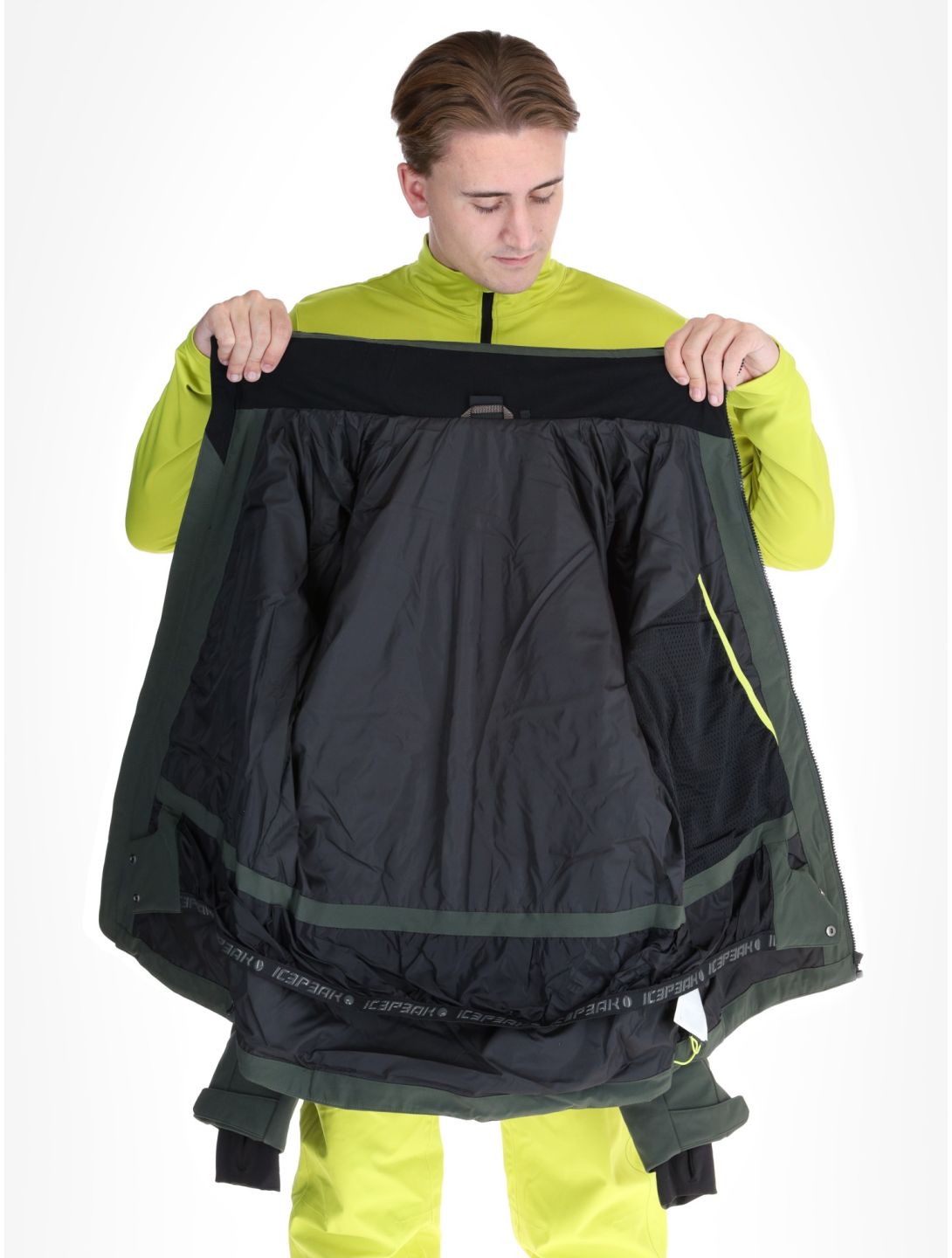 Icepeak, Fremont giacca sci uomo Dark Olive verde 