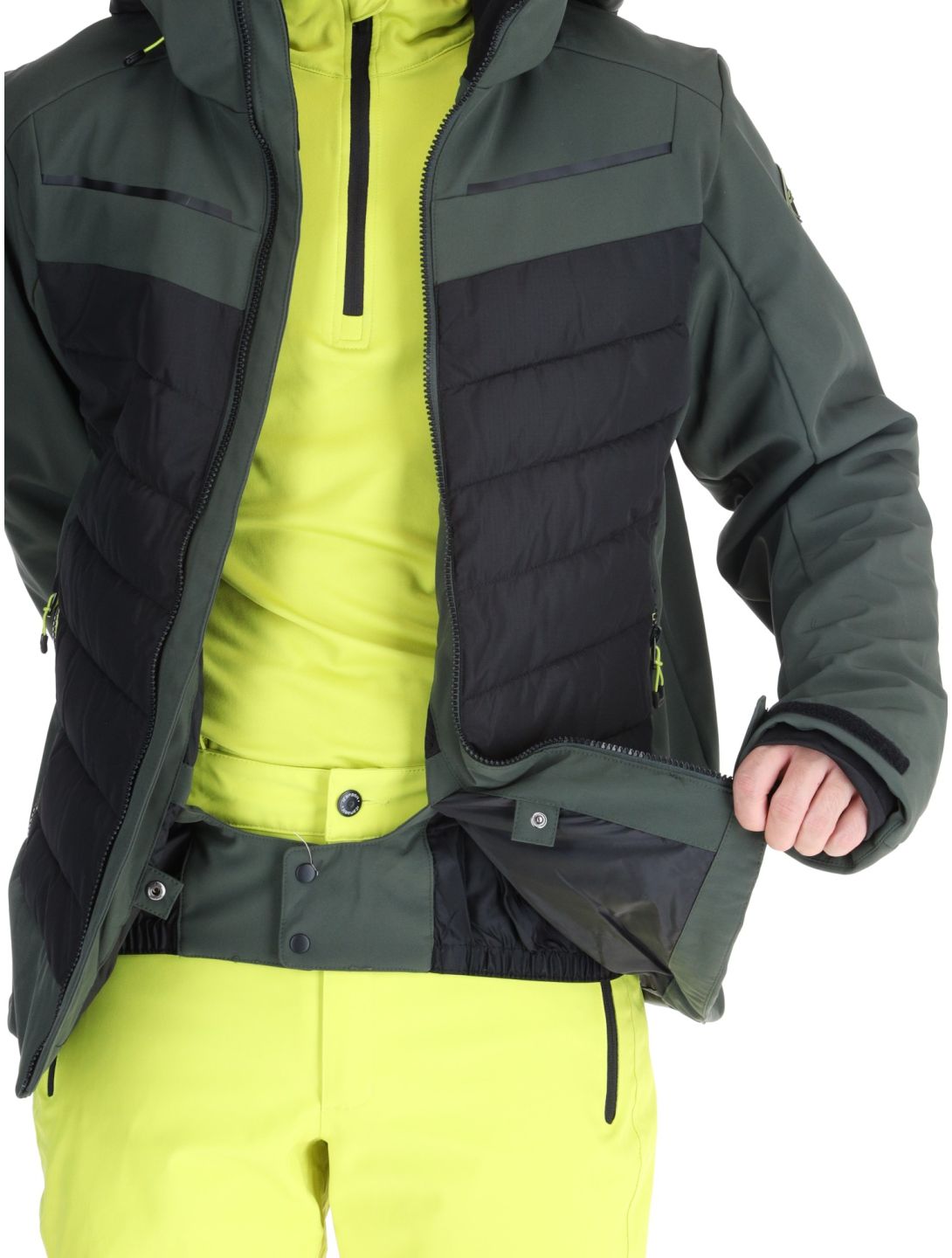 Icepeak, Fremont giacca sci uomo Dark Olive verde 