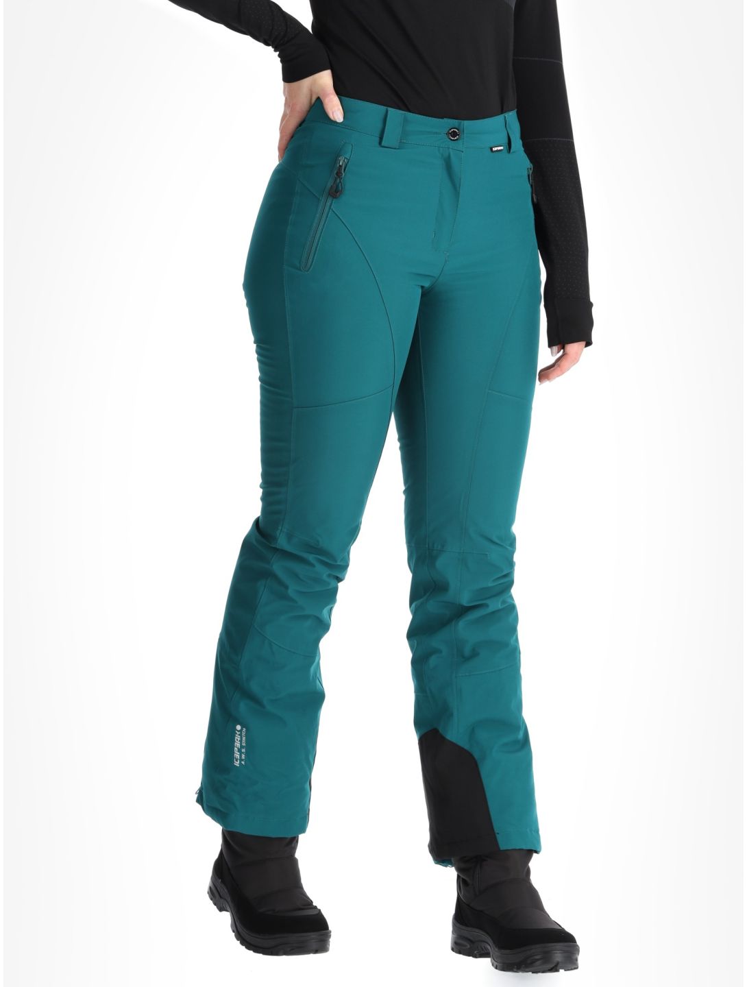 Icepeak, Freyung pantaloni da sci donna Antique Green verde 