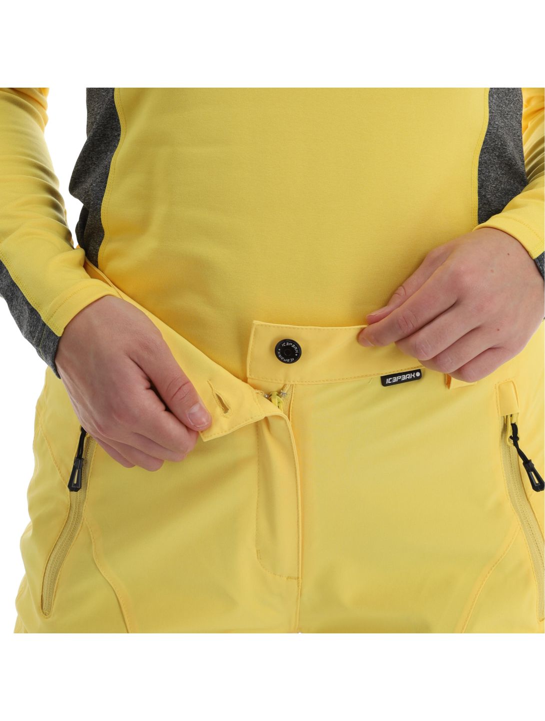 Icepeak, Freyung pantaloni da sci donna light giallo 