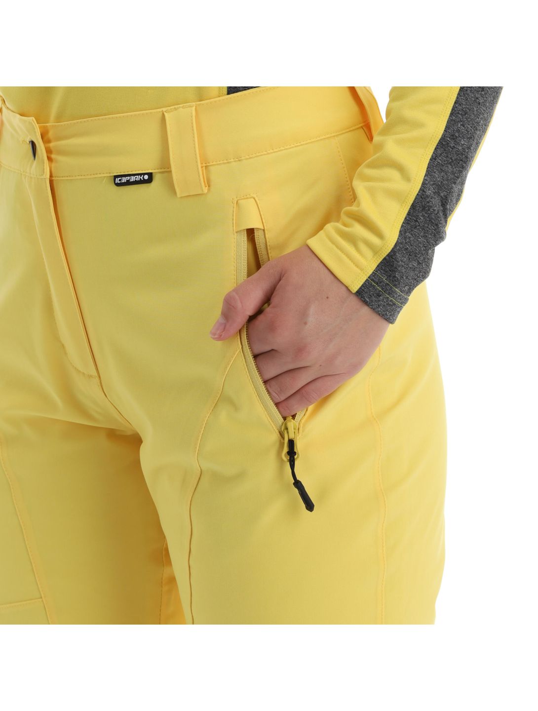 Icepeak, Freyung pantaloni da sci donna light giallo 