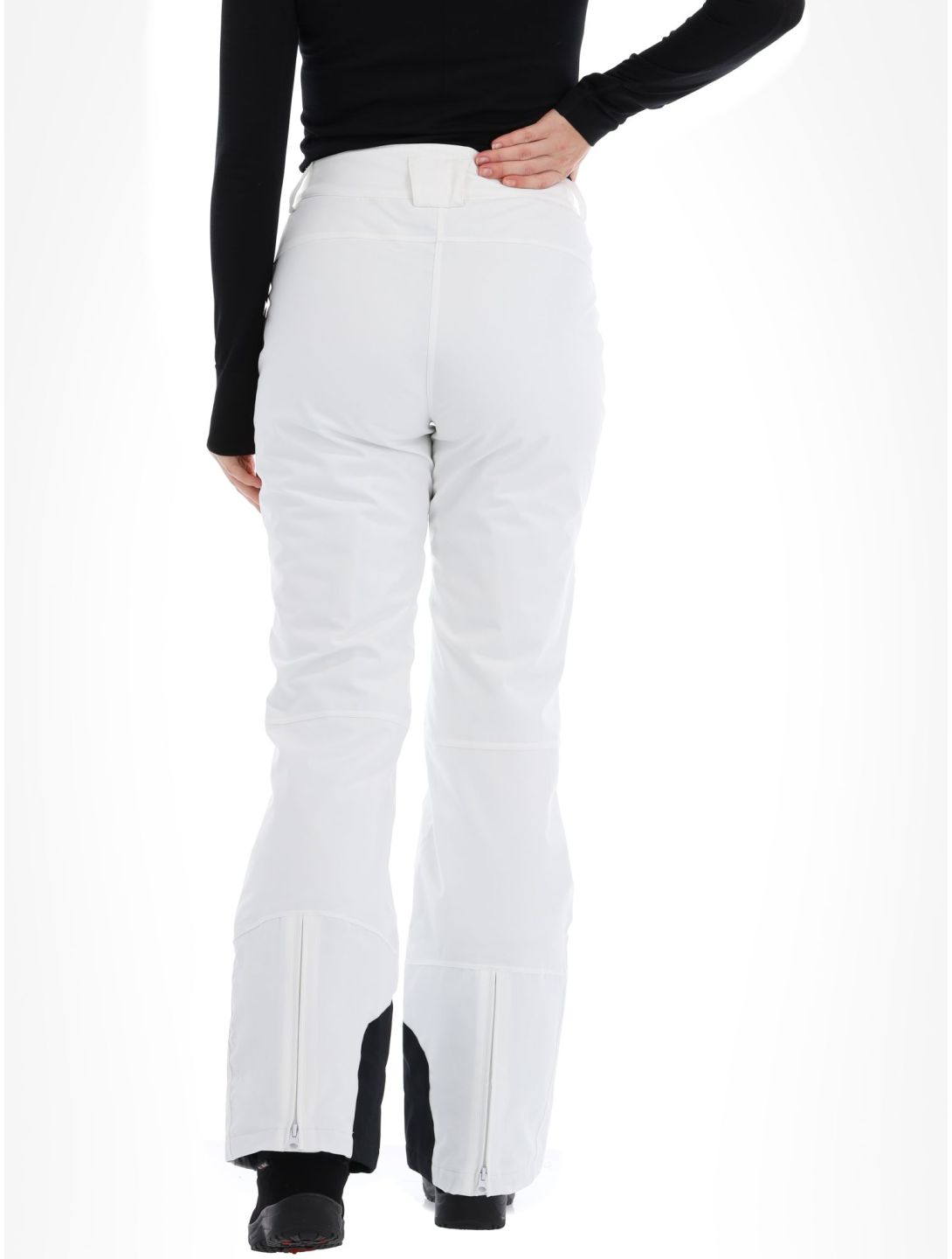 Icepeak, Freyung pantaloni da sci conformato lungo donna Optic White bianco 